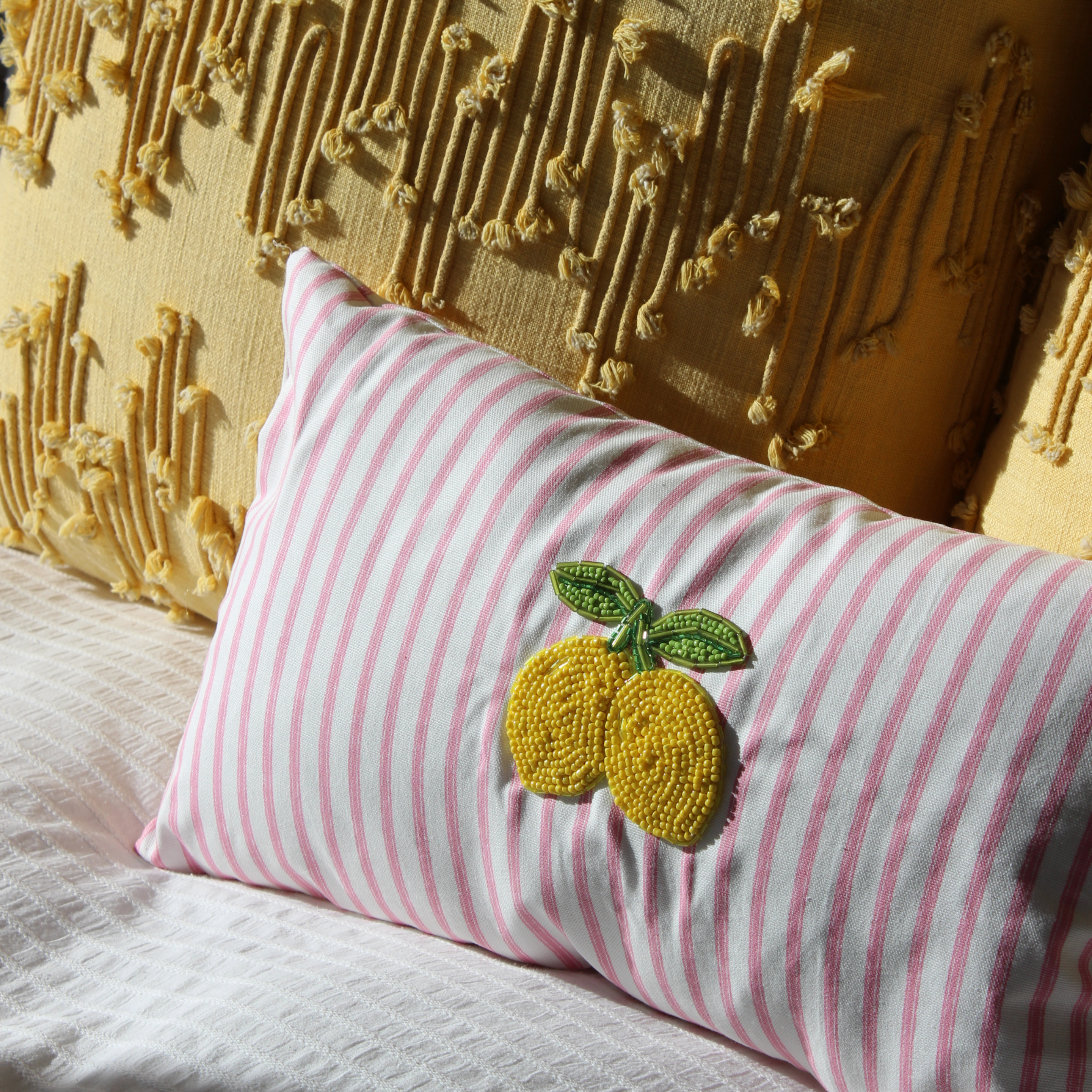 Lemon Scatter Cushion