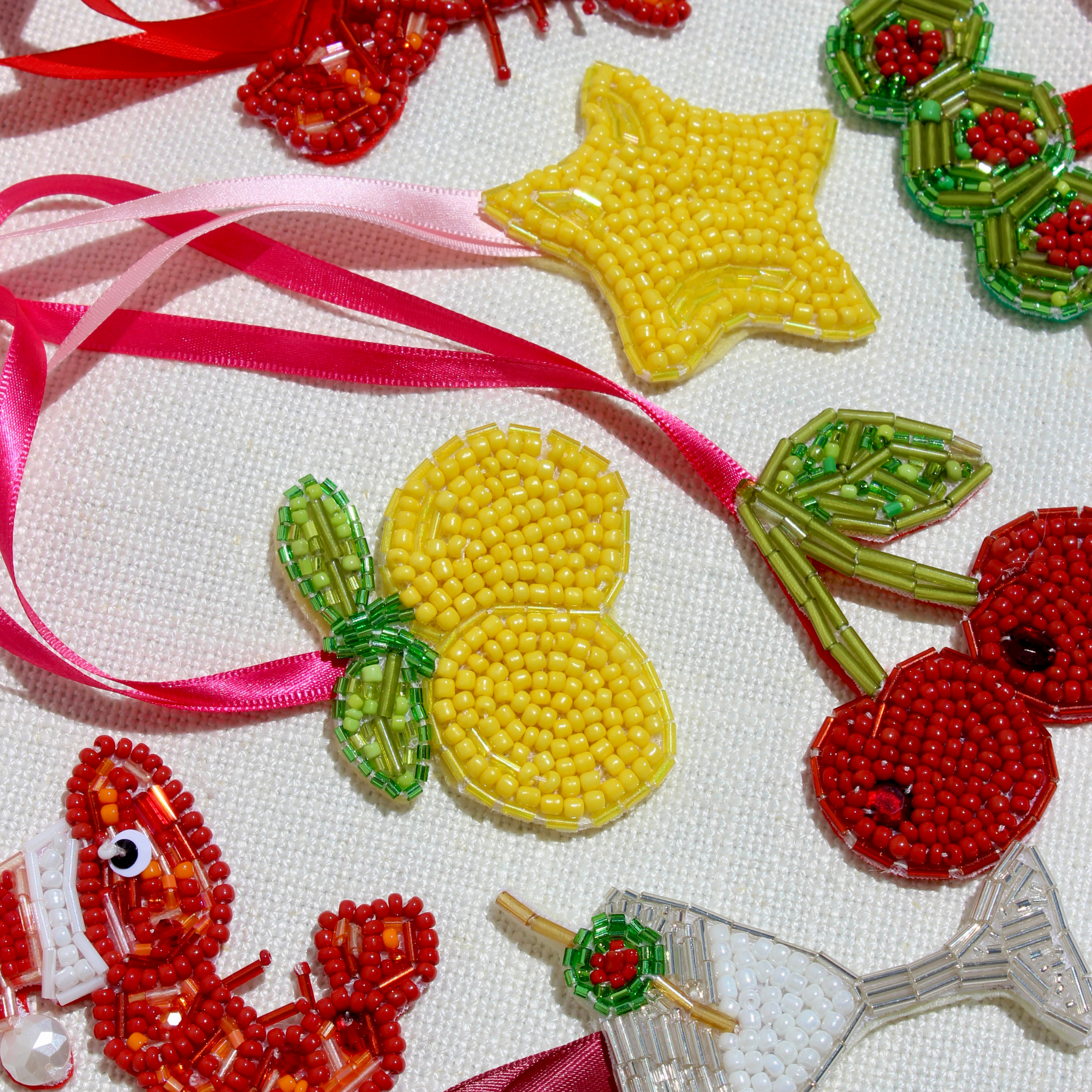 Santa Shrimp Ornament