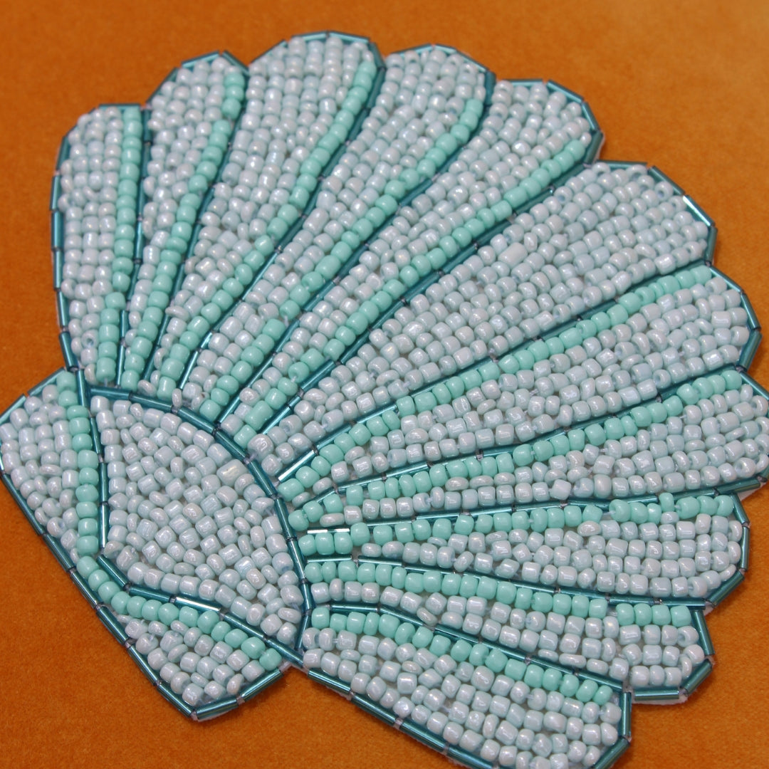 Blue Shell Scatter Cushion