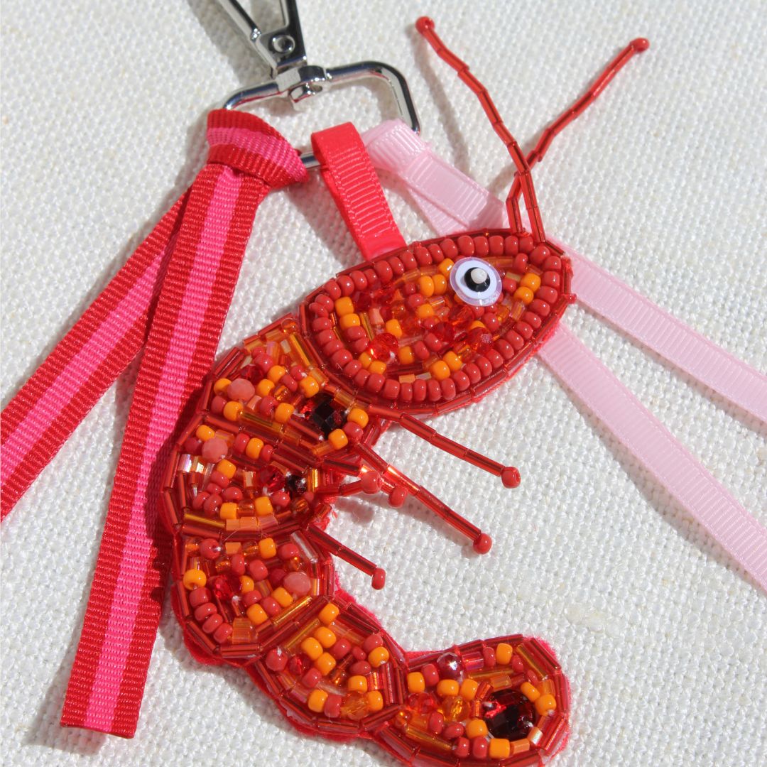 Shrimp Keychain