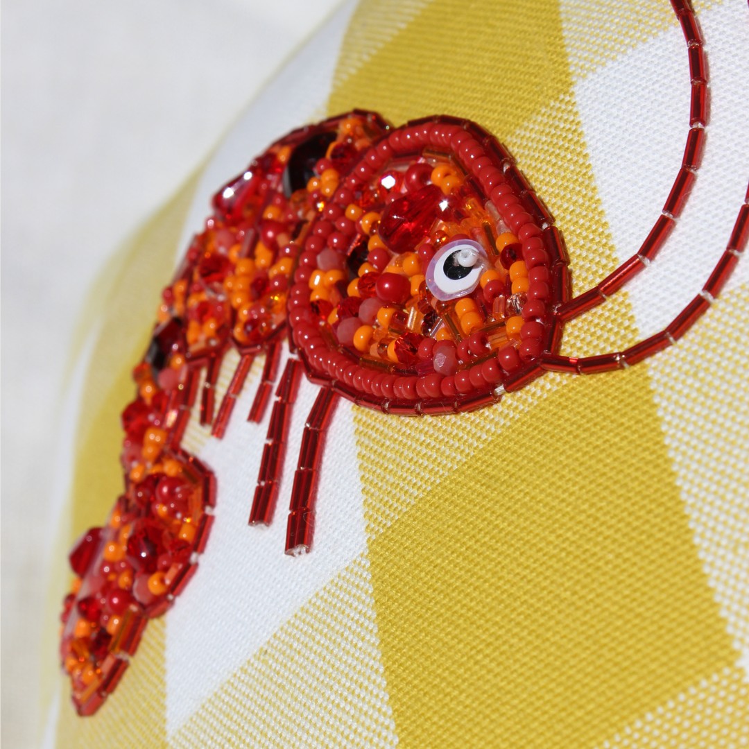 Prawn Scatter Cushion