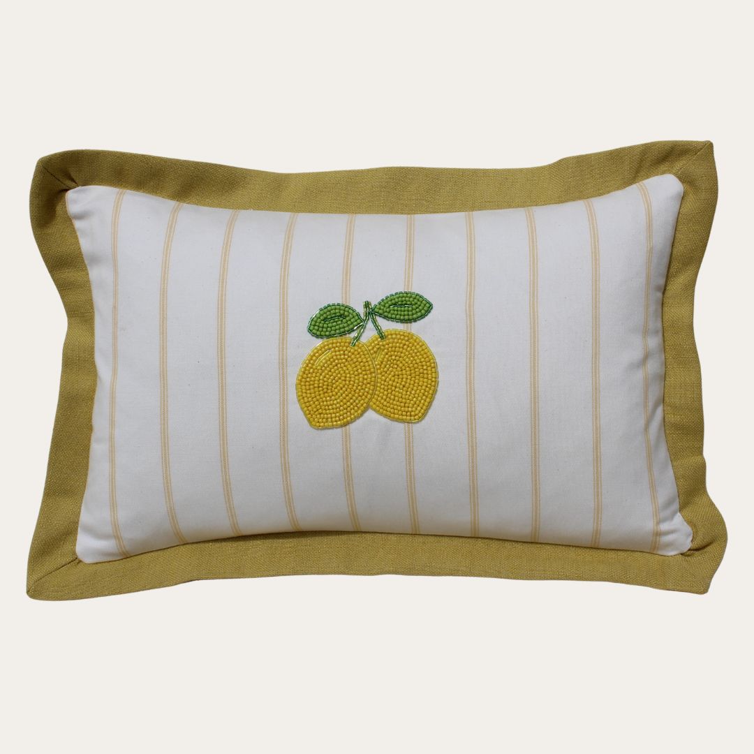 Lemon Scatter Cushion