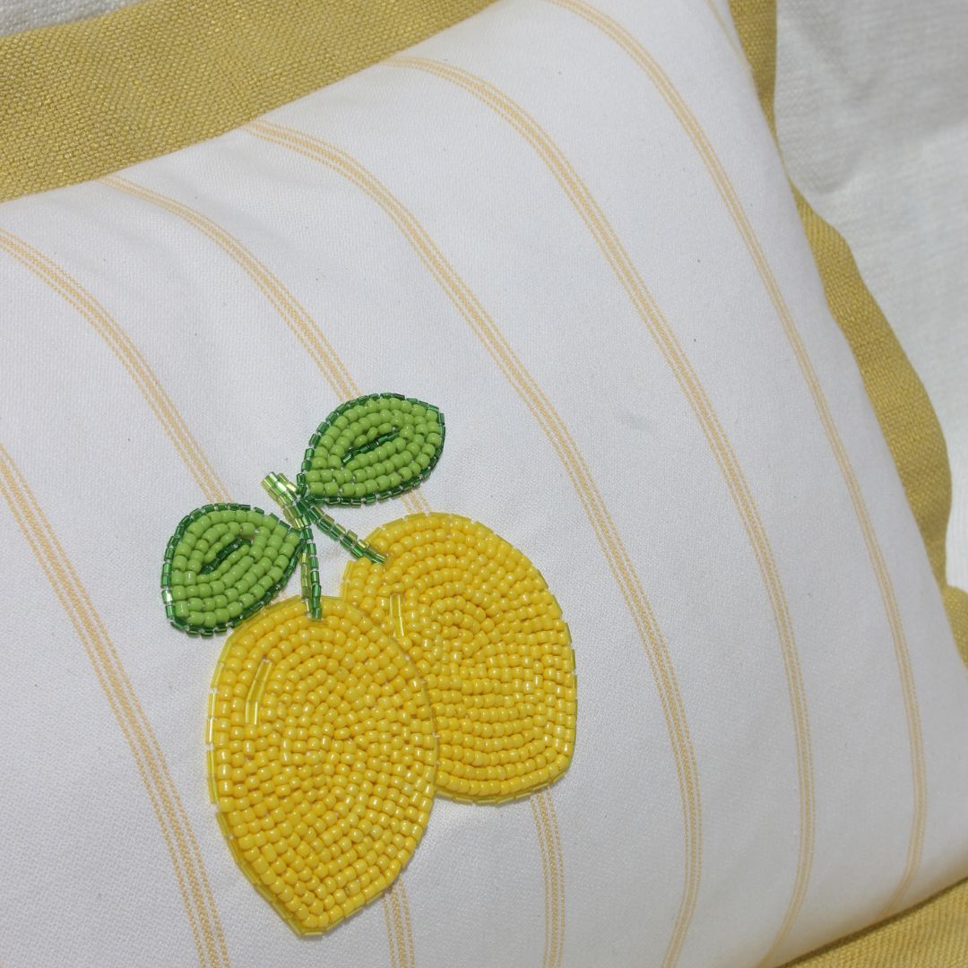 Lemon Scatter Cushion