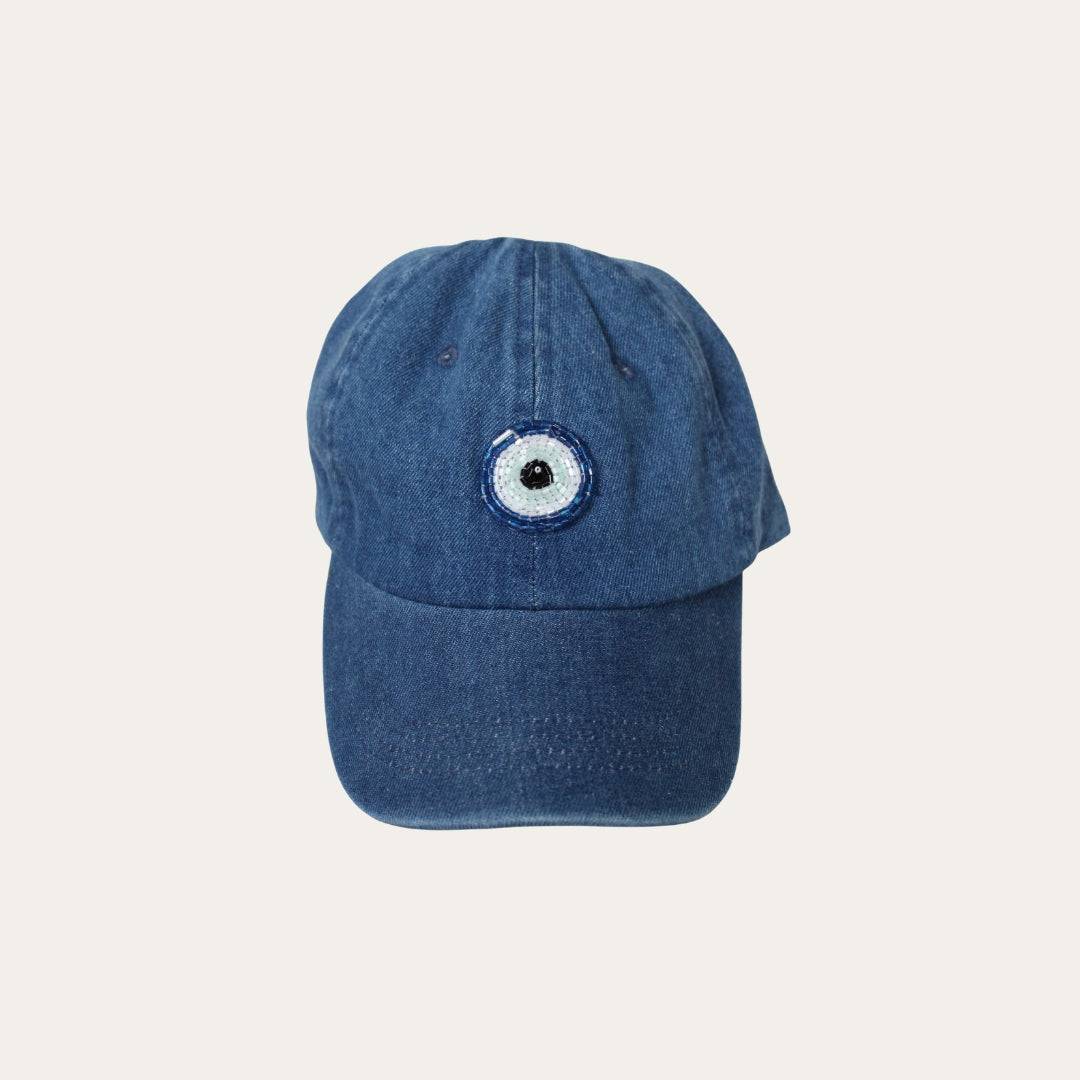 Beaded Hat - Evil Eye