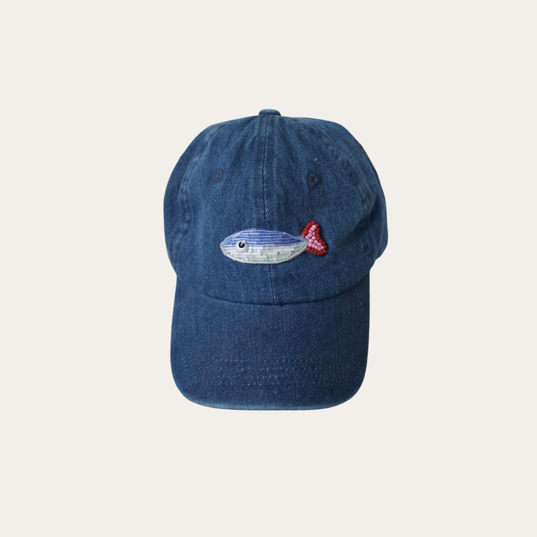 Beaded Hat - Fish