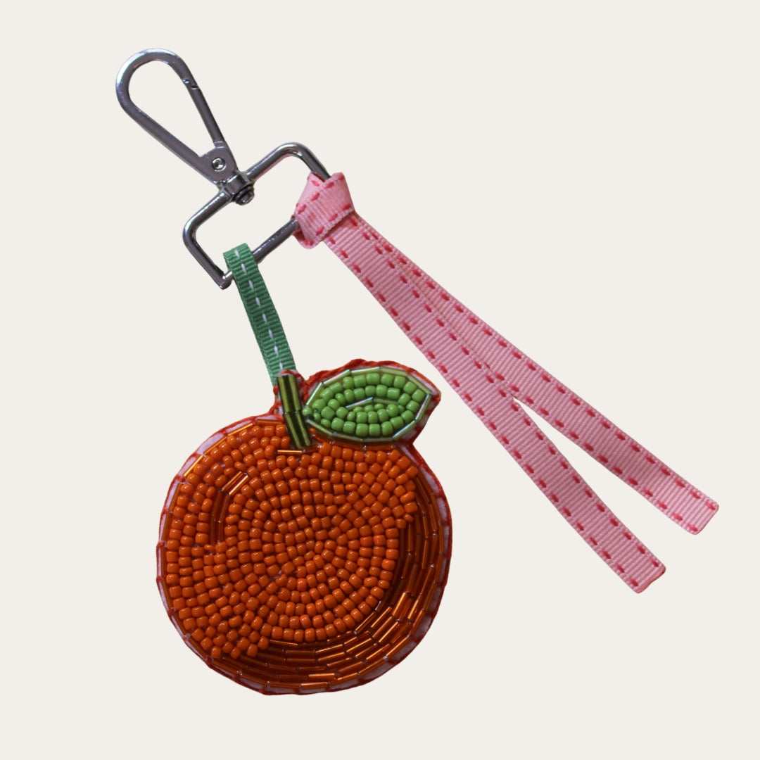 Orange Bag Charm