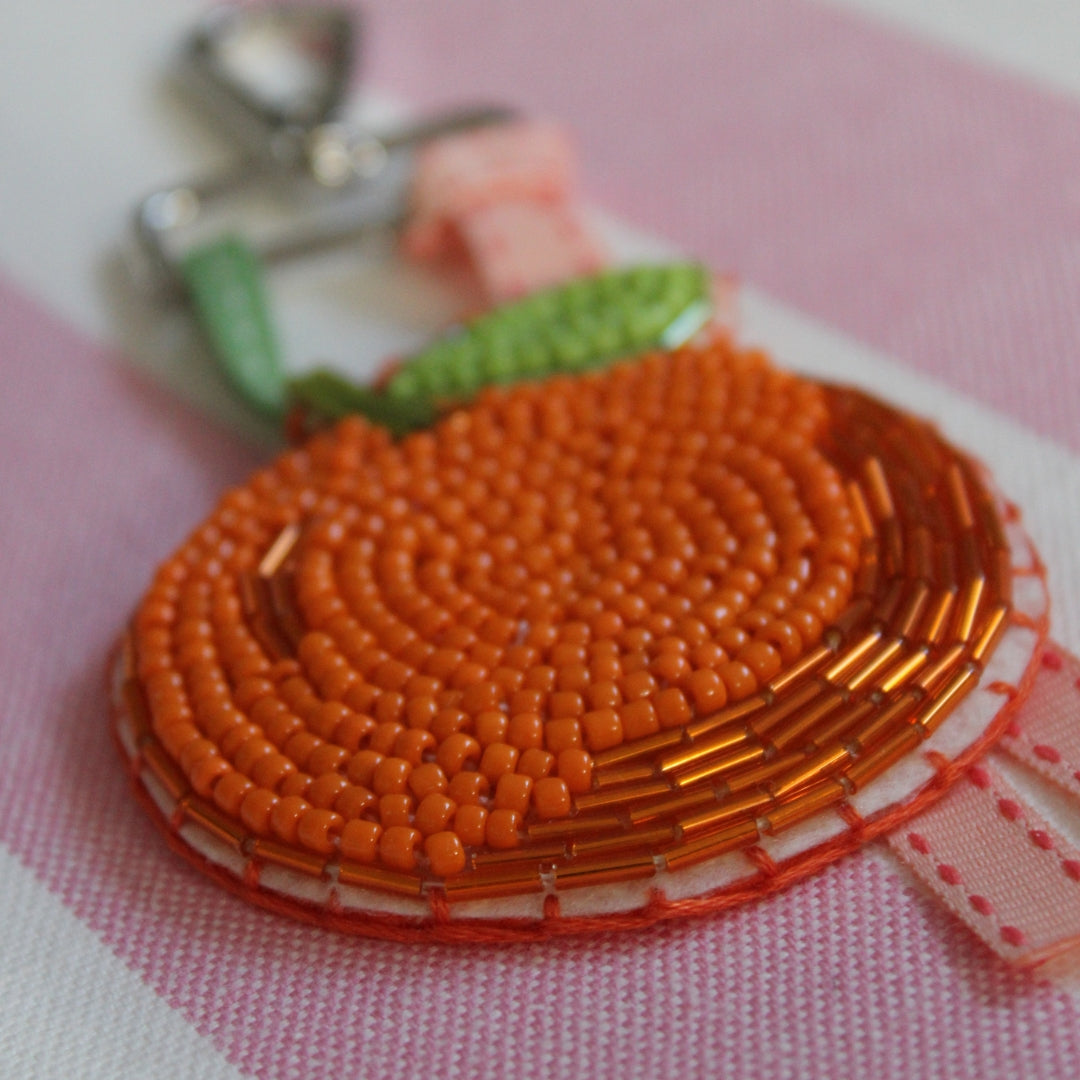 Orange Bag Charm