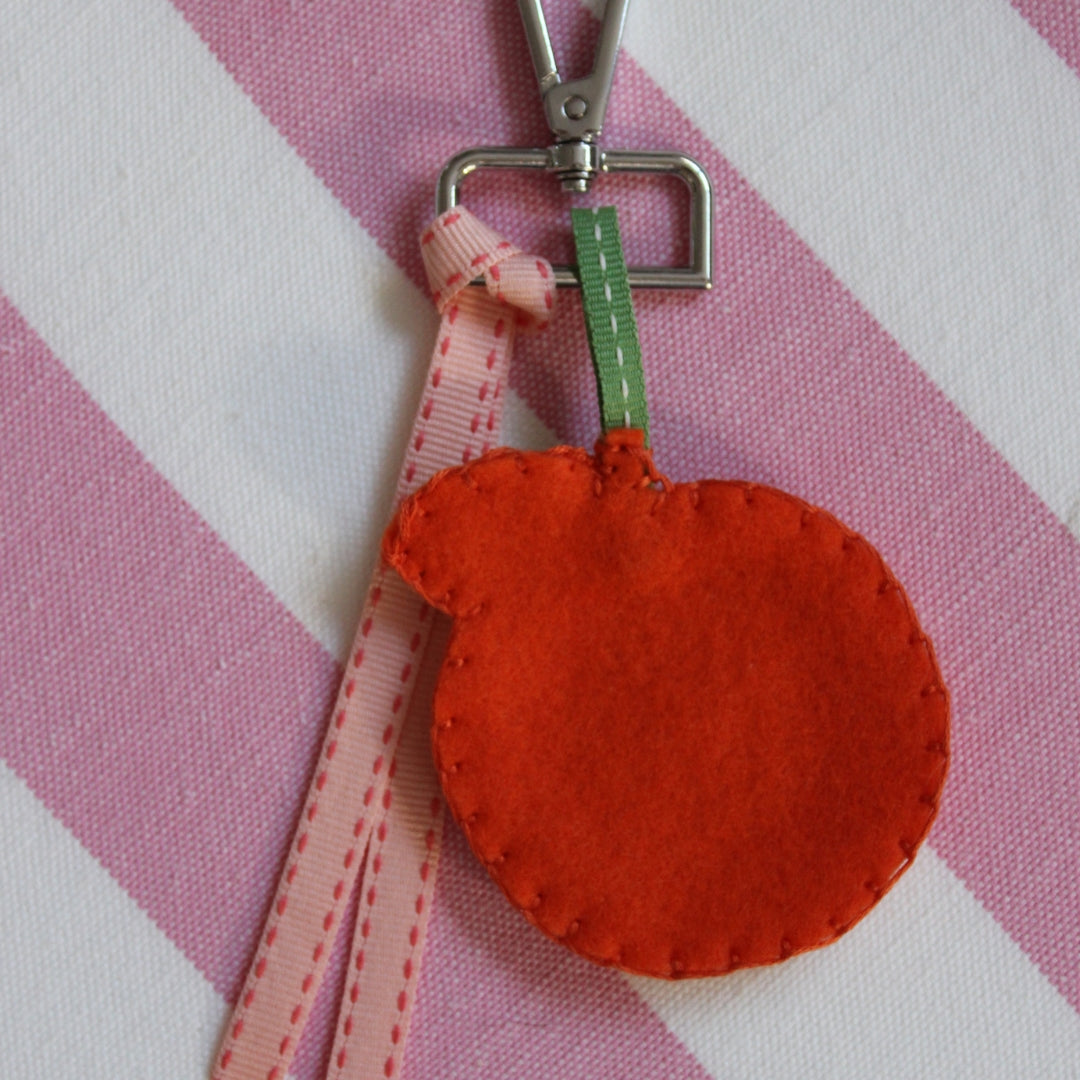 Orange Bag Charm