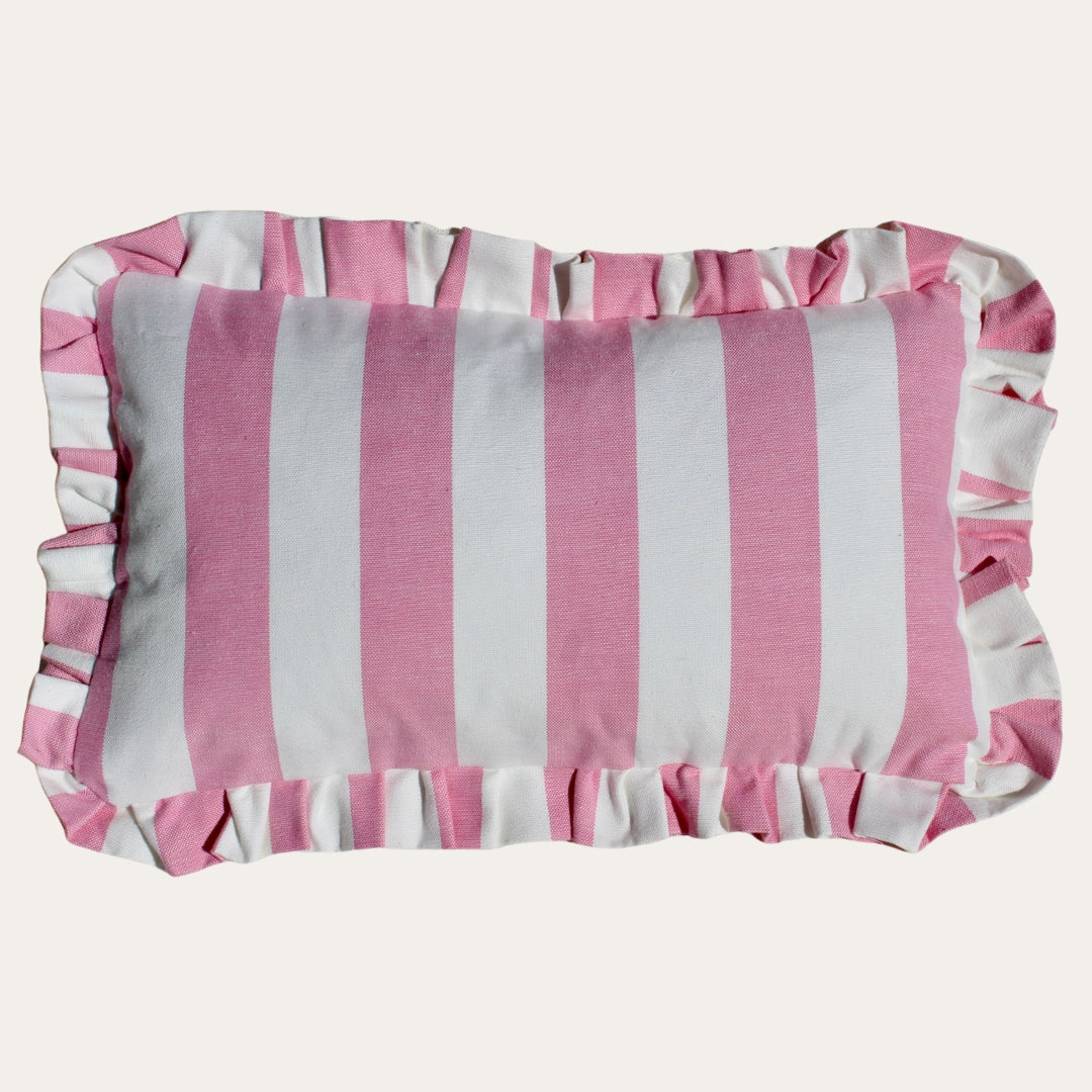 Pink Frill Scatter Cushion