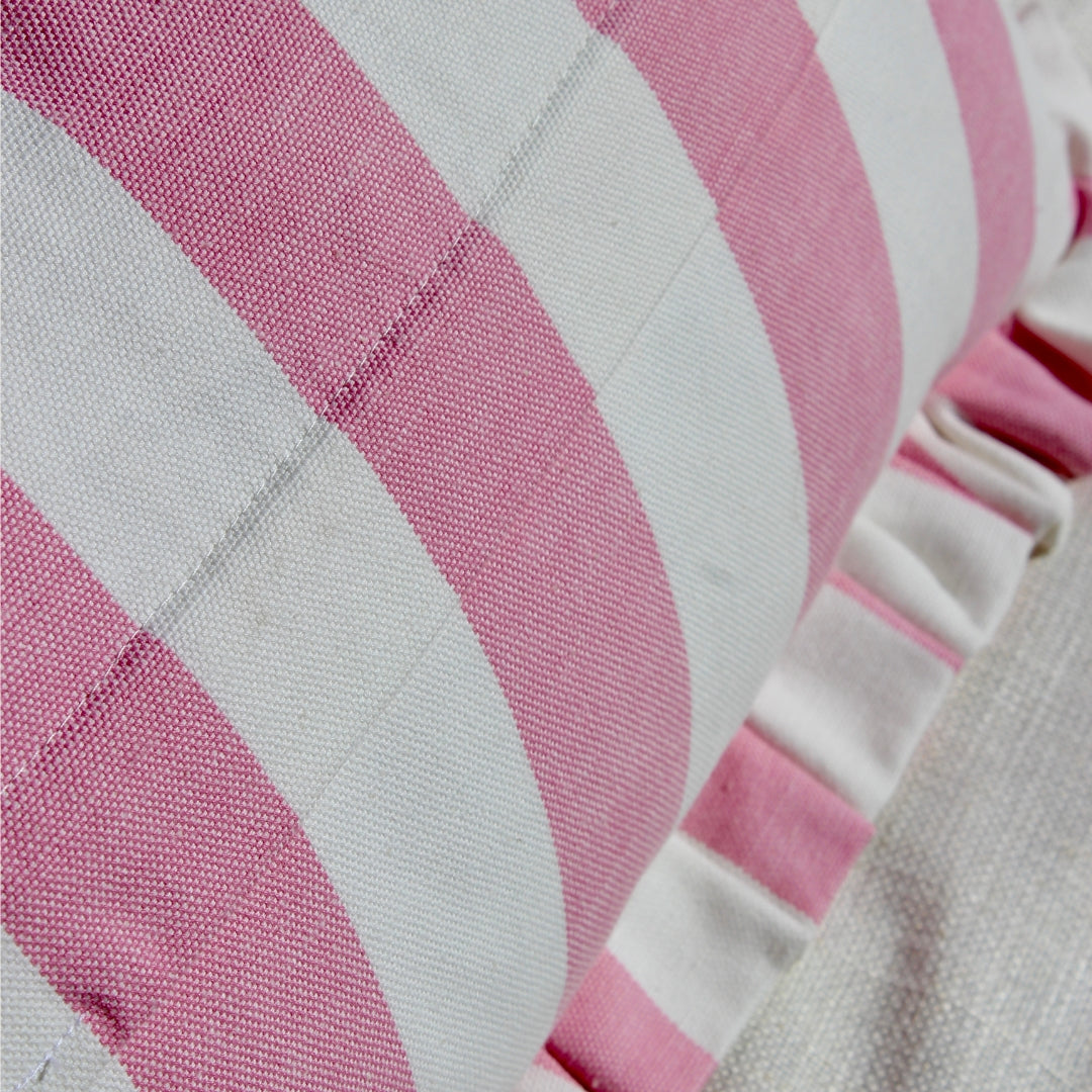 Pink Frill Scatter Cushion