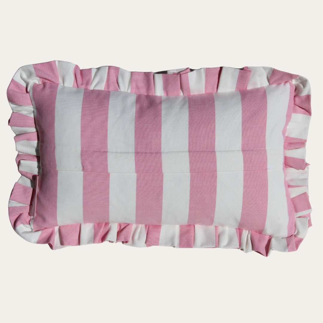 Pink Frill Scatter Cushion