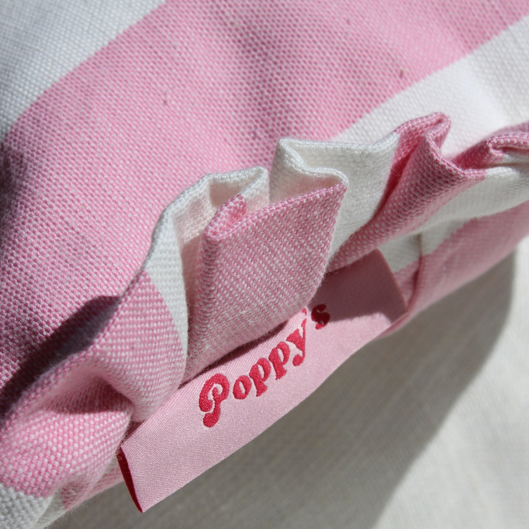 Pink Frill Scatter Cushion